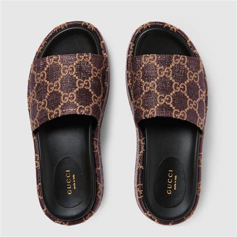 womens gucci slip ons|gucci female slides.